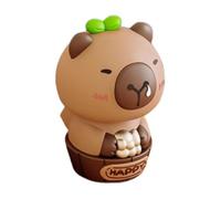 Decoración genérica para salpicadero de coche | Figura solar Capybara | Accesorio decorativo Vehículo Camión Trabajo Diario Road Trip Camping Casa Oficina