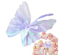 Decoración grande de mariposas, 50 cm de ensueño, decoración de mariposas en 3D, grande, para dosel, ventana, puerta, jardín, comedor, salón, terraza, balcón, boda, de vacaciones