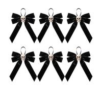 Decoración Halloween Negro De Terciopelo Espeluznante Gótico con Calavera