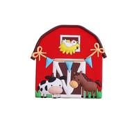 Decoración hecha a mano para tartas de animales de granja con cordero, ponis, pollo, pato, opcional para celebración de cumpleaños