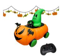 Decoración Inflable de Halloween | Bola de Calabaza automática inflada Decoraciones temáticas de Control Remoto Escena de actuación al Aire Libre para organizadores de y niños