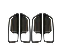 Decoración Interior 4 Unids/set Para Toyota Para Corolla Cross XG10 2021-2024 ABS Manija De Puerta Interior De Coche Molduras Pegatinas De Cubierta(Wooden black)