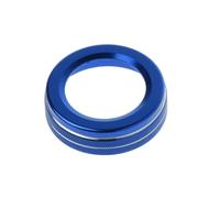 Decoración Interior Coche Compatible Con Benz Para GLA Para CIA Cubierta Botón Ventilador Aire Acondicionado Audio Estéreo Decoración(Blue)