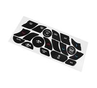 Decoración Interior Coche Compatible Con Chrysler Para 300 2014 2015 2016 2017 A/C Climatizador Aire Acondicionado Botón Control Reparación Calcomanías Pegatinas Negro Mate Accesorios Para Auto
