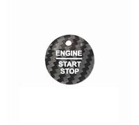 Decoración Interior Coche Compatible Con Ford Para Everest 2019-2020 Para Mondeo 2013-2020 Para Ecoboost 2015-2019 Start Stop Push Button Cover Trim Sticker Switch(Black)