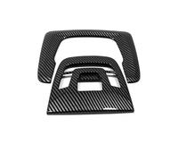 Decoración Interior Coche Compatible Con Toyota Para CHR 2024 2025 ABS Coche Delantero Luces Lectura Cubierta Moldura Interior Lámpara Lectura Marco Decorativo(Black1)