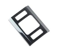 Decoración Interior Coche Para Q5 FY 2018 2019 2020 2021 2022 Moldura Del Botón Lámpara Advertencia Coche Marco Interruptor Estacionamiento Calcomanía Decoración Accesorios(Black1)