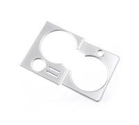 Decoración Interior Embellecedor Adhesivo Marco Panel Portavasos Agua Condón Central Interior Coche LHD Para Land Para Rover Para Discovery Sport 2015-2019 Tira Moldura Interior Coche(Plata)