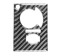 Decoración interior Para Dodge Para Challenger 2008-2014 Volante Izquierda Pegatina Cubierta Panel Interruptor Faros Delanteros Coche Fibra Carbono