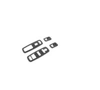 Decoración Interior Para Dodge Para RAM 2010-2017 Fibra Carbono Panel Control Central, Decoración Interior Cubierta, Embellecedor Pegatinas, Kit Coche Interior Accesorios(Window Lift Button)