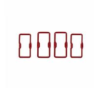 Decoración Interior Para Ford Para Bronco 2021 2022 2023 Y 2024 Cubierta Decorativa Salida Ventilación Aire Acondicionado Tablero Automóvil(Red)