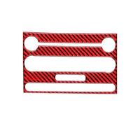 Decoración Interior Para Ford Para Mustang GT S197 2005-2009 | Adhesivo Decorativo Para Panel De CD De Consola Central De Automóvil Marco De Adhesivos Interiores(ROJO,Tipo 1)