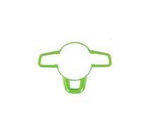 Decoración Interior Para Jeep Para Wrangler JL Para Gladiator JT 2018 2019 2020 2021 2022 2023 2024 Cubierta Decorativa Para Volante Coche Accesorios Interior Automóvil(Green)