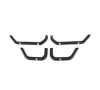 Decoración Interior Para Jeep Para Wrangler JL Para Gladiator JT 2018 2019-2024 Caja Almacenamiento Puerta Coche Bolsa Cuerda Marco Decorativo Coche Interior Accesorios(Carbon fiber 4 door)