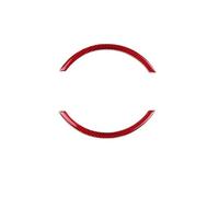 Decoración Interior Para MINI Para ONE Para Cooper S Para JCW F54 F55 F56 F57 F60 Interiores Coche Botón Salpicadero Borde Adhesivo Decorativo(Dashboard-red)