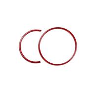 Decoración Interior Para MINI Para ONE Para Cooper S Para JCW F54 F55 F56 F57 F60 Interiores Coche Botón Salpicadero Borde Adhesivo Decorativo(Tachometer-red)