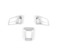 Decoración Interior Para Panamera Para Macan 2014-2020 Para Cayenne 2015-2020 718 911 918 Cubierta Interior Volante Del Automóvil(Plata)