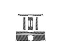 Decoración Interior Para Serie 3 GT F30 F34 2013-2016 Embellecedor De Salida Aire Para Asiento Trasero Coche, Pegatinas Decorativas Coche Interior Accesorios(A(Black))