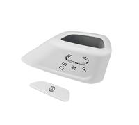 Decoración Interior Para VW ID.3 .4 ID3 ID4 Para CROZZ Marco Panel Decorativo Perilla Cambio Marchas Coche Embellecedor Cubierta Botón P(Blanco)