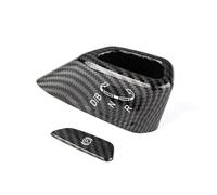 Decoración Interior Para VW ID.3 .4 ID3 ID4 Para CROZZ Marco Panel Decorativo Perilla Cambio Marchas Coche Embellecedor Cubierta Botón P(Carbon Fiber)