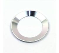 Decoración Interior Para VW Para Golf 4 5 Para Polo Para Jetta Mk6 Cubiertas Ceyes Car Styling Emblema Del Volante Anillo Circular Decorativo Accesorios Estuche(Silver)