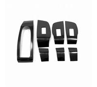Decoración Interior Pegatina Para Interruptor De Ventana Embellecedor De Botón Accesorios Para Coche Volante A La Izquierda Para Mazda 3 2019-2023 DYDGUTUFB(Black)