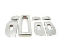 Decoración Interior Pegatina Para Interruptor De Ventana Embellecedor De Botón Accesorios Para Coche Volante A La Izquierda Para Mazda 3 2019-2023 IENQBVL(Plata)