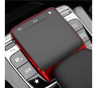 Decoración Interior Protector Pantalla TPU Control Central Ratón Coche Accesorio Para Mercedes Para Benz AB CLA GLE GLS GLB Clase W177 W247 C118 W167 Interior Automóvil(Rojo)