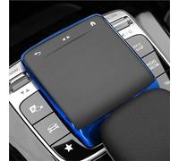 Decoración Interior Protector Pantalla TPU Control Central Ratón Coche Accesorio Para Mercedes Para Benz AB CLA GLE GLS GLB Clase W177 W247 C118 W167 Interior Automóvil(Azul)