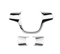 Decoración interiores Compatible Con Ford Para Focus 3 Mk3 Para Kuga Para Escape 2012 2013 2014 2015 Embellecedor De Volante Interior, Adhesivo, Accesorios