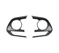 Decoración Interiores Embellecedor Cubierta Panel Botones Volante Coche Pegatina Para Toyota Para RAV4 Para Corolla E210 2019-2022, Accesorios RAV 4 XA50 2 Uds. Interiores Coche(Carbón)