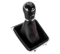 Decoración Interiores Pomo De Cambio De Marchas Para Golf 7 MK7 2013-2018, Cubierta De Guardapolvo De Palanca, Manual, 5 Y 6 Velocidades(5 Speed)