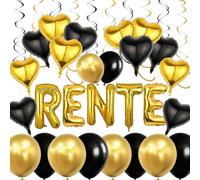 Decoración Jubilación, Globos Jubilación, Regalo Jubilacion Hombre Mujer,Para Fiesta De Jubilacion, Noche De Despedida y Fiesta De Despedida