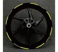 Decoración Llantas Adhesivos para Llantas De Motocicleta para CFMOTO 150NK 300NK 400NK 650NK 150 300 400 650 NK. Reflectantes para Y Bujes Pegatinas Ruedas Moto(Color 23)