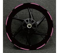 Decoración Llantas Adhesivos para Llantas De Motocicleta para CFMOTO 150NK 300NK 400NK 650NK 150 300 400 650 NK. Reflectantes para Y Bujes Pegatinas Ruedas Moto(Color 17)