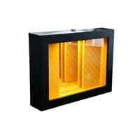 Decoración Marco Escritorio Espejo Abismo 3D Decorativo con Luz LED