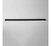 Decoración minimalista Luz de techo lineal LED Pasillo moderno Montaje empotrado Barra de luz de techo Metal Negro Tira larga Accesorio de iluminación Luz de techo de oficina blanca para cocina Comed
