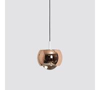 Decoración moderna Lámpara colgante LED Granja Lámpara colgante MI-NI negra Bola de metal Luz de una sola isla sobre el fregadero de la cocina Lámpara de araña de oro rosa Compatible con comedor Pas