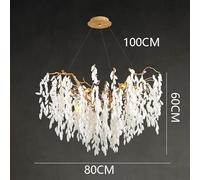 decoración Moderna Las Luces LED Colgantes lámparas Vivos para Comedor Luz Colgante de iluminación Interior (10 Cabezas, Cobre_Cold)