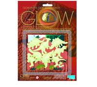 Decoración mural - 4M - Fosforescente - 3D Dinosaurio - 8 piezas