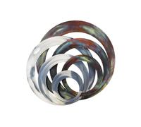 Decoración mural metal 'Reflections' | Escultura mural 86x76x6,5cm