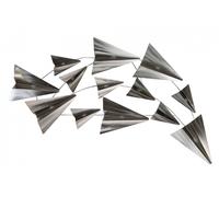 Decoración mural metal 'VUELO DE LIBERTAD' | Escultura mural 126x54x5cm