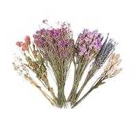 Decoración natural de jaula de hámster: flores secas para refugio de animales pequeños, decoración floral de hábitat de conejo, paisaje desodorizante de verano, para jerbo, erizo, padres de mascotas