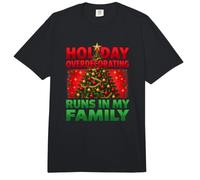 Decoración navideña Corre en mi Familia Navidad Divertida Comfort Colors Adult Heavyweight T-Shirt