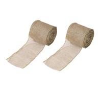 Decoración navideña de tela roja festiva para mayor durabilidad, ideal para Navidad. Cuenta con decoración festiva. Este rollo de cinta para árbol de Navidad es perfecto para añadir un toque festivo a