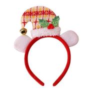 Decoración navideña para fiestas, sombrero de Papá Noel con campanas, actuaciones escénicas, suministros para festivales
