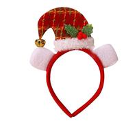 Decoración navideña para fiestas, sombrero de Papá Noel con campanas, actuaciones escénicas, suministros para festivales