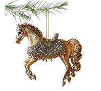 Decoración ornamental, 2D acrílico atrapador de luz colgante decoración para - caballo de Navidad - para mujeres y niñas para el hogar vacaciones mesa pared