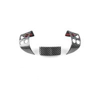 Decoración Panel Cambios Embellecedor Panel Volante con Textura Fibra Carbono ABS 3 Piezas para VW para Golf 5 para MK5 para Passat B6 para Jetta para MK5 para Tiguan