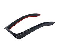 Decoración Panel Coche Para A4 Para B8 Para A5 2009-2016 ABS Car Styling Interior K-Car Center Console Gear Shift Frame Decoración Cubierta Trim(Negro)